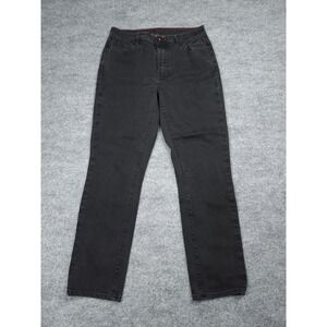 Raleigh Haywood Jeans Women 29 (FITS 27x27) Black Skinny Stretch Made USA